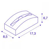 beepitett led ip54 vizallo hazfal surlofeny szogletes kerti kulteri fali lampa modern aluminium feher.jpg